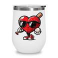 Valentines Day Baseball Heart Bat Sunglasses Men Boys Kids Wine Tumbler Valentines Day Baseball Heart Bat Sunglasses Men Boys Kids Wine Tumbler