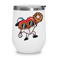 Valentines Day Baseball Heart Gloves Cute Boys Kid Youth Men Wine Tumbler Valentines Day Baseball Heart Gloves Cute Boys Kid Youth Men Wine Tumbler