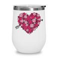Valentine's Day Baseball Heart Softball Player Sports Lover Wine Tumbler Valentine's Day Baseball Heart Softball Player Sports Lover Wine Tumbler