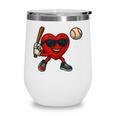 Valentines Day Baseball Red Heart Love Boys Kids Tee Wine Tumbler Valentines Day Baseball Red Heart Love Boys Kids Tee Wine Tumbler