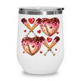 Valentines Day Drip Heart Baseball XOXO Boys Kids Men Sport Wine Tumbler