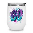 Vintage Baseball 60 Number Wine Tumbler Vintage Baseball 60 Number Wine Tumbler