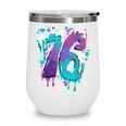 Vintage Baseball 76 Number Wine Tumbler