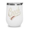 Vintage Baseball Coach Wine Tumbler Vintage Baseball Coach Wine Tumbler