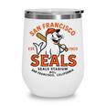 Vintage San Francisco Seals California Baseball Logo Wine Tumbler