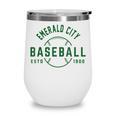 Wizard Of Oz Emerald City Baseball Costume Halloween Wine Tumbler Wizard Of Oz Emerald City Baseball Costume Halloween Wine Tumbler