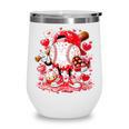 Women's Baseball Drip Ice Cream Boys Kids Youth Valentines Wine Tumbler Women's Baseball Drip Ice Cream Boys Kids Youth Valentines Wine Tumbler