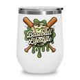 Women's Baseball Life Style 101 Apparel Youth Drip Baseball Boys Kid Wine Tumbler