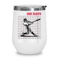Women's I Hit 100 Days Of School Baseball 100th Day Boys Kids Wine Tumbler Women's I Hit 100 Days Of School Baseball 100th Day Boys Kids Wine Tumbler
