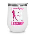 Women's Play Like A Girl Softball Baseball Girls Wine Tumbler