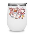 XOXO Physical Education Valentines Day Baseball Football Men Wine Tumbler