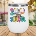 100 Days Of School Baseball Boys Kids Colorful 100th Day Wine Tumbler 100 Days Of School Baseball Boys Kids Colorful 100th Day Wine Tumbler