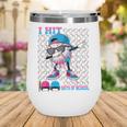 100 Days Of School Baseball Drip Boys Kids 100th Day School Wine Tumbler 100 Days Of School Baseball Drip Boys Kids 100th Day School Wine Tumbler