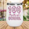 100 Days Of School Baseball Ice Cream Drip 100th Day Boys Wine Tumbler