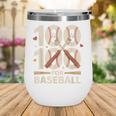 100 Days Of School Baseball Love Valentine’s Day Men Women Wine Tumbler