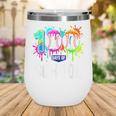 100 Days Of School Dripping Baseball Boys Kids Teacher Wine Tumbler