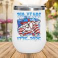 250 Years 1776 2026 250th Baseball American Flag 4th Of July Wine Tumbler