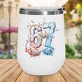 6 7 Baseball Six Seven Meme 67 Hands Kids Men Women Wine Tumbler