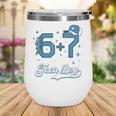 6 7 Meme Official Teenager 13th Birthday Baseball Boy Wine Tumbler
