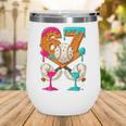 67 Ice Cream Drip Baseball Number 67 Player 67th Birthday Premium Tri-Blend Wine Tumbler