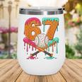 67 Ice Cream Drip Baseball Number 67 Player 67th Birthday Wine Tumbler 67 Ice Cream Drip Baseball Number 67 Player 67th Birthday Wine Tumbler