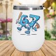67 Six Seven Italian Brainrot Kid Baseball 67 Meme Christmas Wine Tumbler