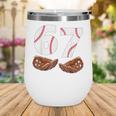 67 Trend Baseball Glove Number Style Wine Tumbler