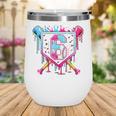 6th Birthday Boys Baseball Ice Cream Drip Boys Baseball Wine Tumbler