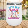 8th Birthday Baseball 8 Year Old Ice Cream Drip Boy Baseball Wine Tumbler 8th Birthday Baseball 8 Year Old Ice Cream Drip Boy Baseball Wine Tumbler