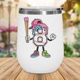 8th Birthday Baseball Ice-Cream Drip 8 Years Old Boys Girls Wine Tumbler 8th Birthday Baseball Ice-Cream Drip 8 Years Old Boys Girls Wine Tumbler