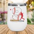 9 Years Old Baseball Birthday Boy 9th Bday Party Wine Tumbler 9 Years Old Baseball Birthday Boy 9th Bday Party Wine Tumbler