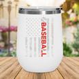 American Flag Baseball Team Baseball Player Baseball Wine Tumbler American Flag Baseball Team Baseball Player Baseball Wine Tumbler