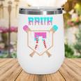 Baseball 5 Year Old Ice Cream Drip 5th Birthday Boys Player Wine Tumbler
