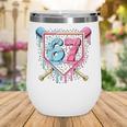 Baseball 67 Ice Cream Drip Six Seven Meme Boy Girl Kid Wine Tumbler Baseball 67 Ice Cream Drip Six Seven Meme Boy Girl Kid Wine Tumbler