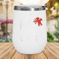 Baseball Anti Valentine Humor Cupid Joke Men Women Wine Tumbler