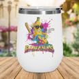 Baseball Banana Splatter Sports Kids Teens Premium Tri-Blend Wine Tumbler