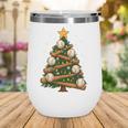 Baseball Bat Christmas Tree Lights Holiday Xmas Wine Tumbler Baseball Bat Christmas Tree Lights Holiday Xmas Wine Tumbler