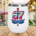 Baseball Bat Hands Drip 67 Six Seven Gen Alpha Slang Meme Wine Tumbler