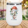 Baseball Christmas Ball Hat Snow Winter Premium Tri-Blend Wine Tumbler Baseball Christmas Ball Hat Snow Winter Premium Tri-Blend Wine Tumbler