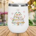 Baseball Christmas Tree Lights Wine Tumbler Baseball Christmas Tree Lights Wine Tumbler