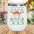 Baseball Christmas Ugly Sweater Santa Sport Men Kids Wine Tumbler