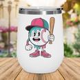 Baseball Drip Boys Ice Cream Youth Wine Tumbler