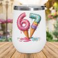 Baseball Drip Ice Cream 67 Wine Tumbler Baseball Drip Ice Cream 67 Wine Tumbler