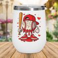 Baseball Drip Ice Cream Apparel Boys Kids Valentines Day Wine Tumbler Baseball Drip Ice Cream Apparel Boys Kids Valentines Day Wine Tumbler