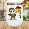 Baseball Drip Ice Cream Boys Youth Kids History Month Wine Tumbler