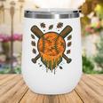 Baseball Drip Ice Cream Dripping Blaze Hunter Orange Camo Wine Tumbler Baseball Drip Ice Cream Dripping Blaze Hunter Orange Camo Wine Tumbler