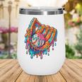 Baseball Drip Ice Cream Sprinkles Baseball Glove For Boys Wine Tumbler Baseball Drip Ice Cream Sprinkles Baseball Glove For Boys Wine Tumbler