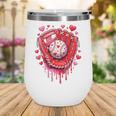 Baseball Drip Ice Cream Sprinkles Valentines Day Baseball Wine Tumbler