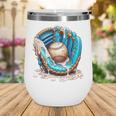 Baseball Drip Ice Cream Sprinkless Glove Boy Kid Wine Tumbler Baseball Drip Ice Cream Sprinkless Glove Boy Kid Wine Tumbler