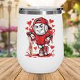 Baseball Drip Icecream Heart Red Valentine Day Boys Kids Wine Tumbler Baseball Drip Icecream Heart Red Valentine Day Boys Kids Wine Tumbler